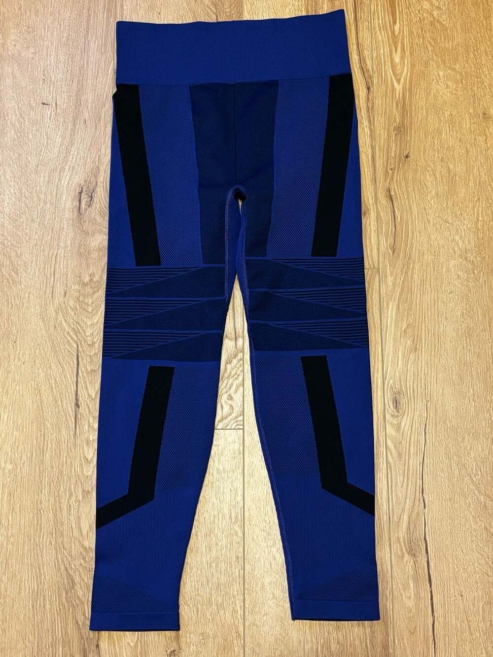 DSG Seamless High-Rise Performance Leggings Blue Black